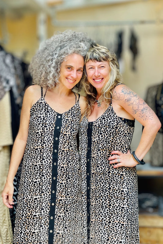 NIKA Maxi Dress In Leopard Print