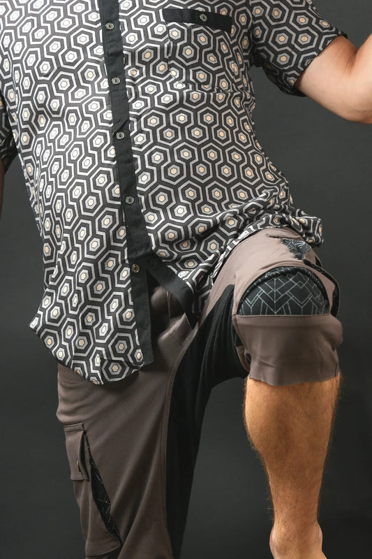 3/4 TAZER Pants In Brown