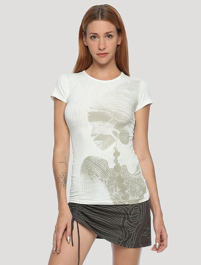 VOODOO Braided Top In Off-White