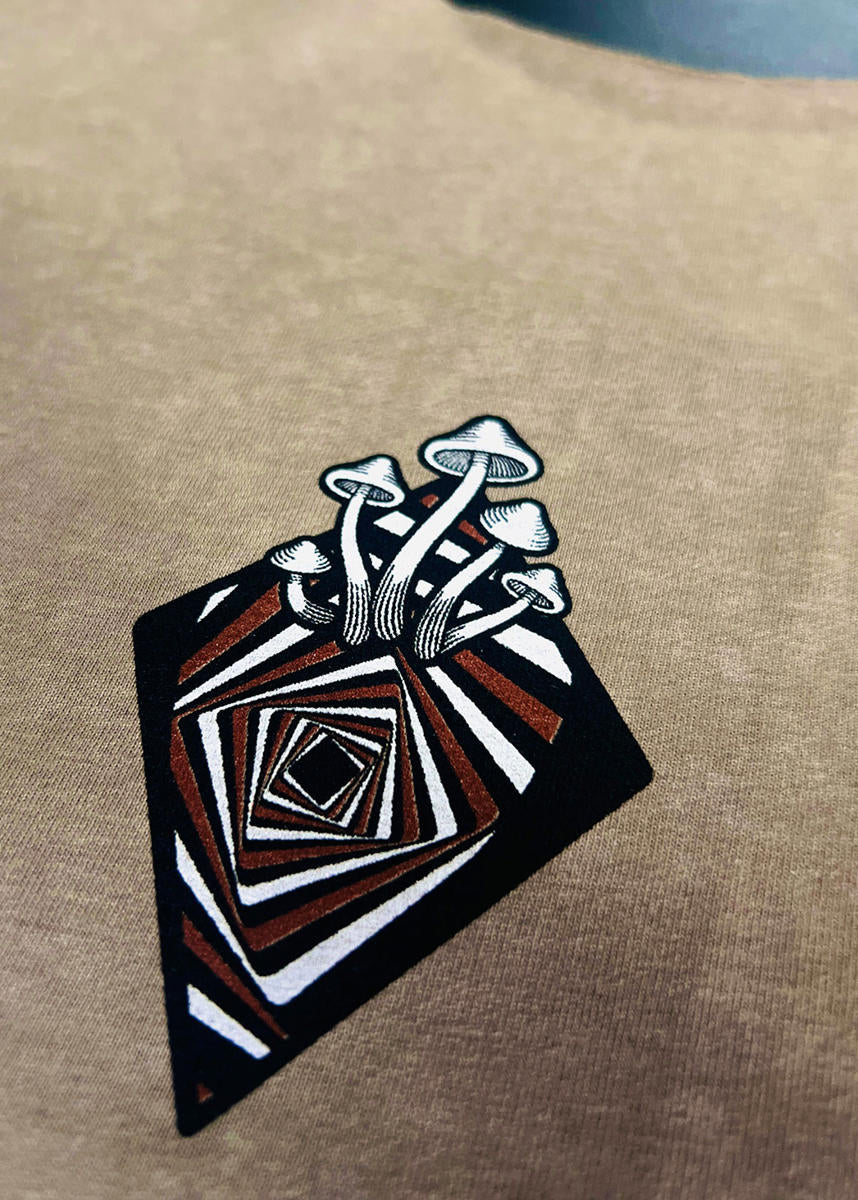 VIBE LAB T-Shirt In Wash Stone