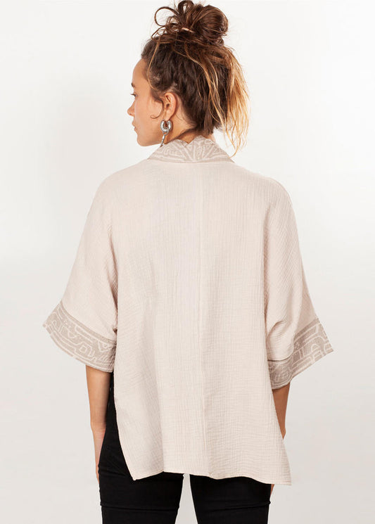 ZORI Short Kimono In Shell