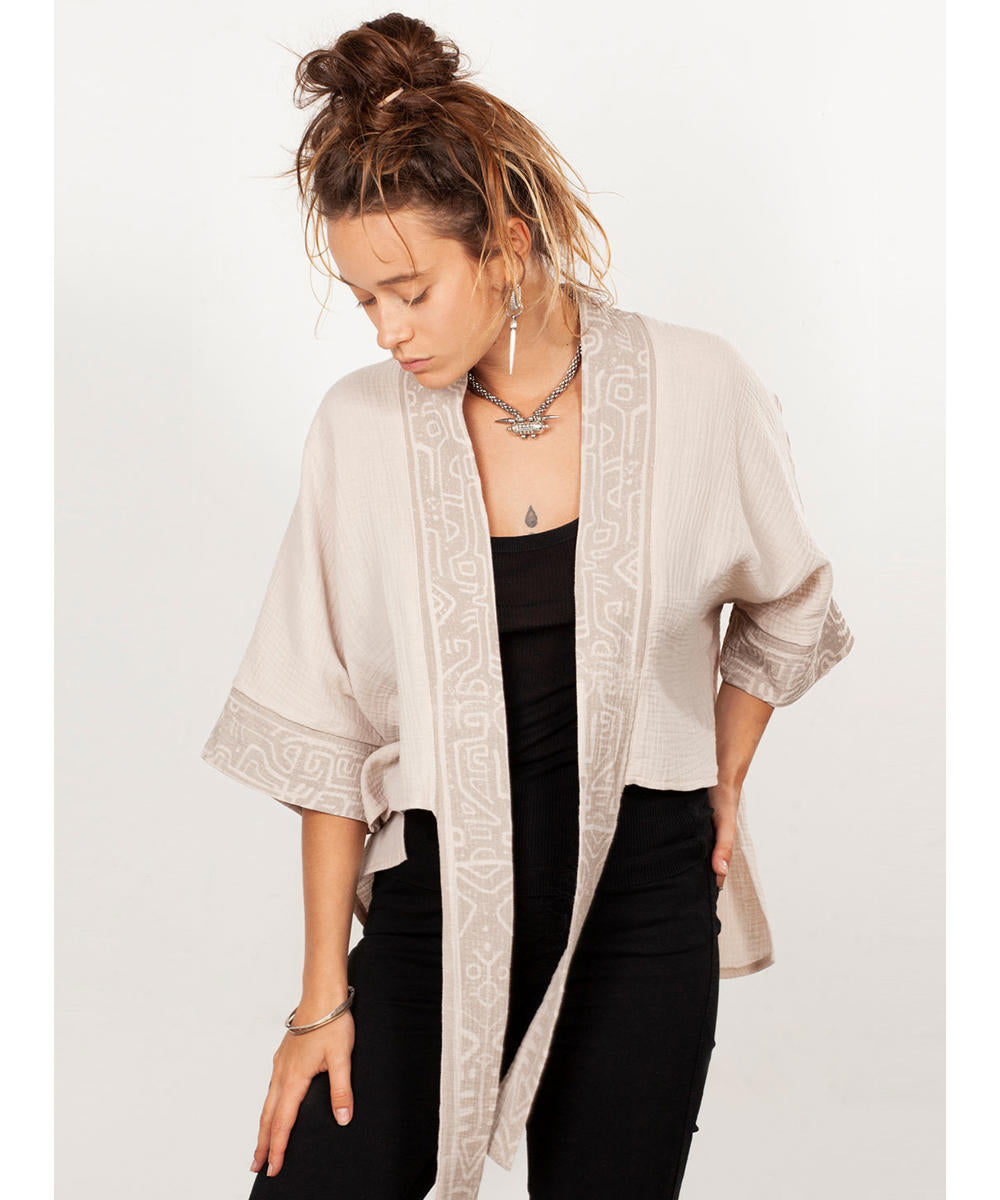 ZORI Short Kimono In Shell
