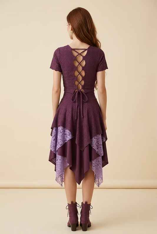 MYSTIC FLAME Top – Purple
