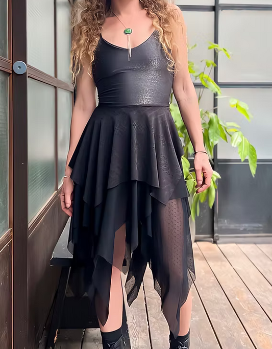DARK LOVE Dress – Matte Black