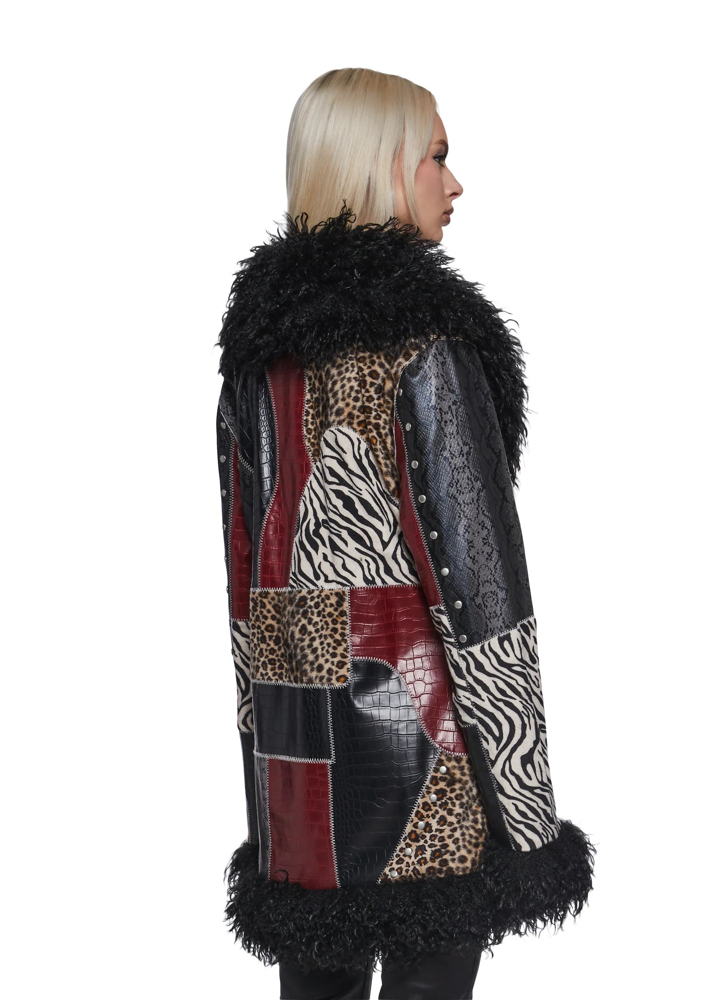 FERAL ICON Patchwork Coat