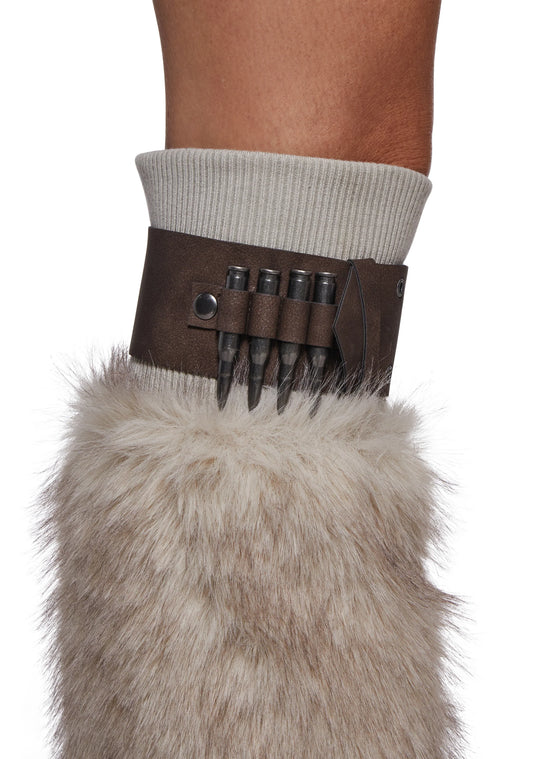 Army Faux Fur Boot Covers