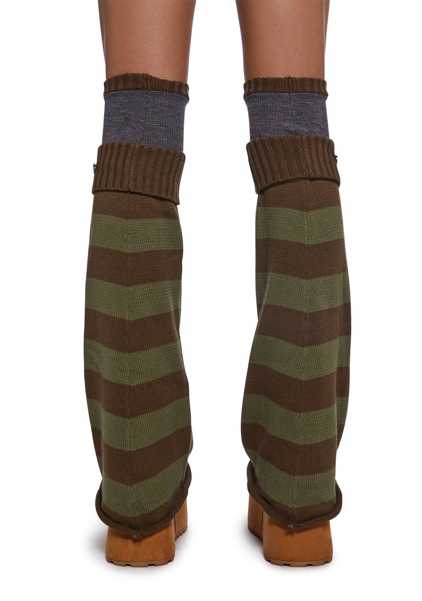 KNIT STRIPS Leg Warmers