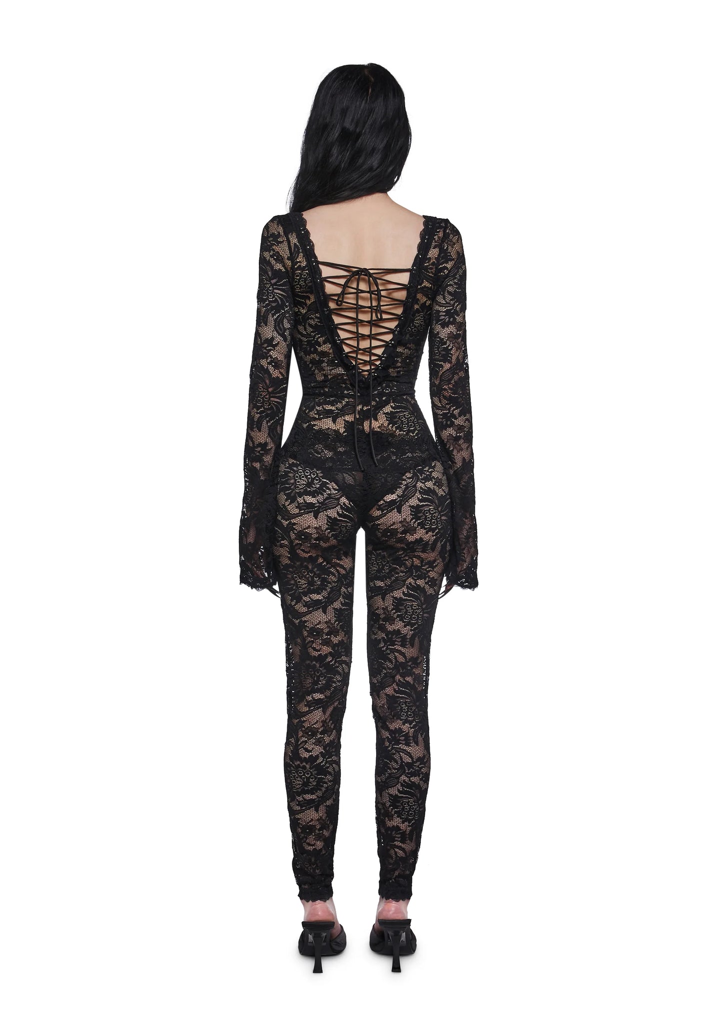 NIGHTBLOOM LACE CATSUIT