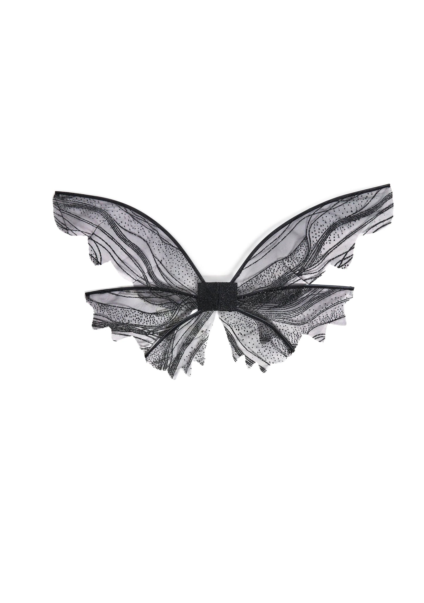 Dark Fairy Wings – Iridescent Black