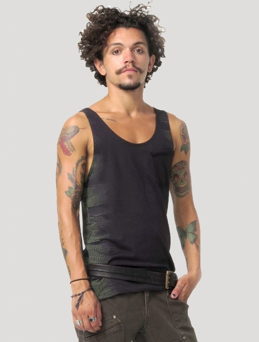 TALLI Sleeveless Tee In Black