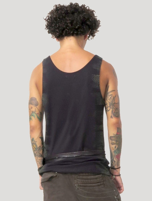 TALLI Sleeveless Tee In Black