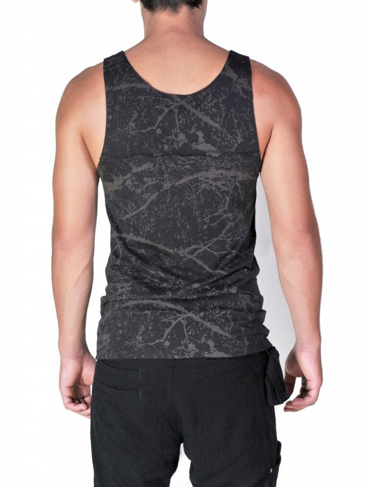 MATA Sleeveless Tee In Black
