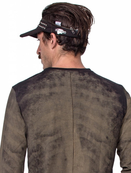 ZIP OFF Open Cap In Black