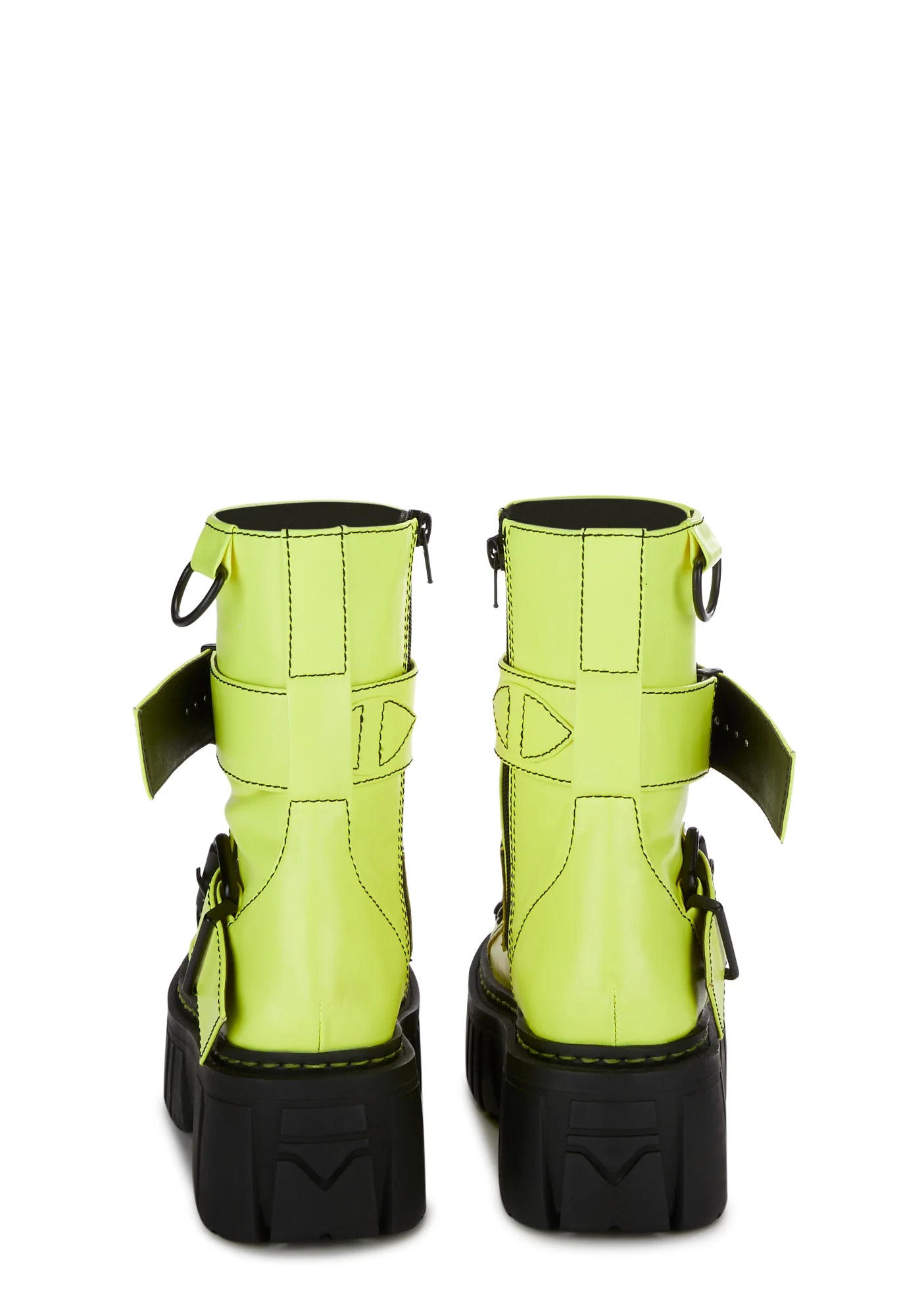 ROGUE CLASH COMBAT BOOTS - NEON YELLOW