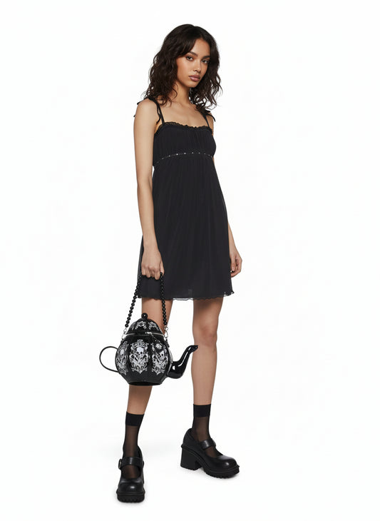 Dark Delights Teapot Bag – Skull Print