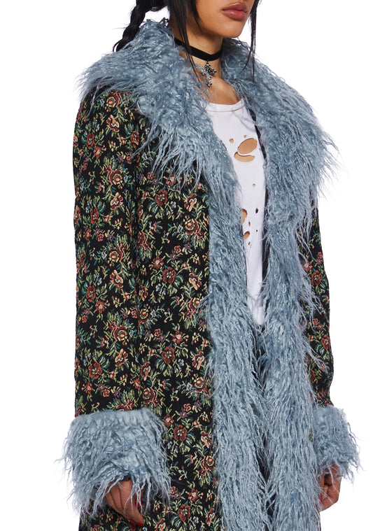 Eden Fur Trim Coat
