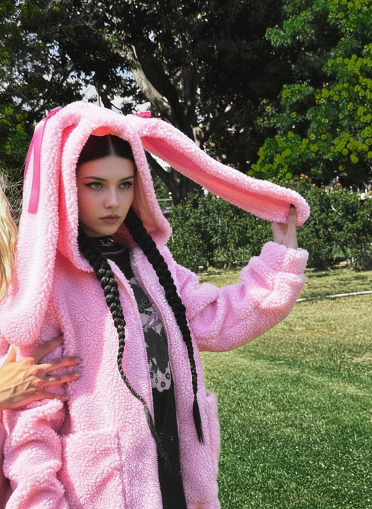 Wild Bunny Sherpa Hoodie
