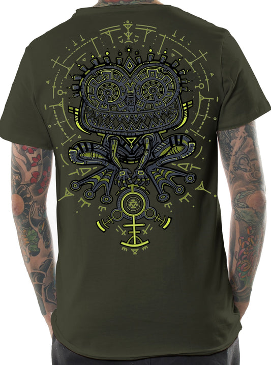 PSYCHOTOAD T-Shirt In Olive