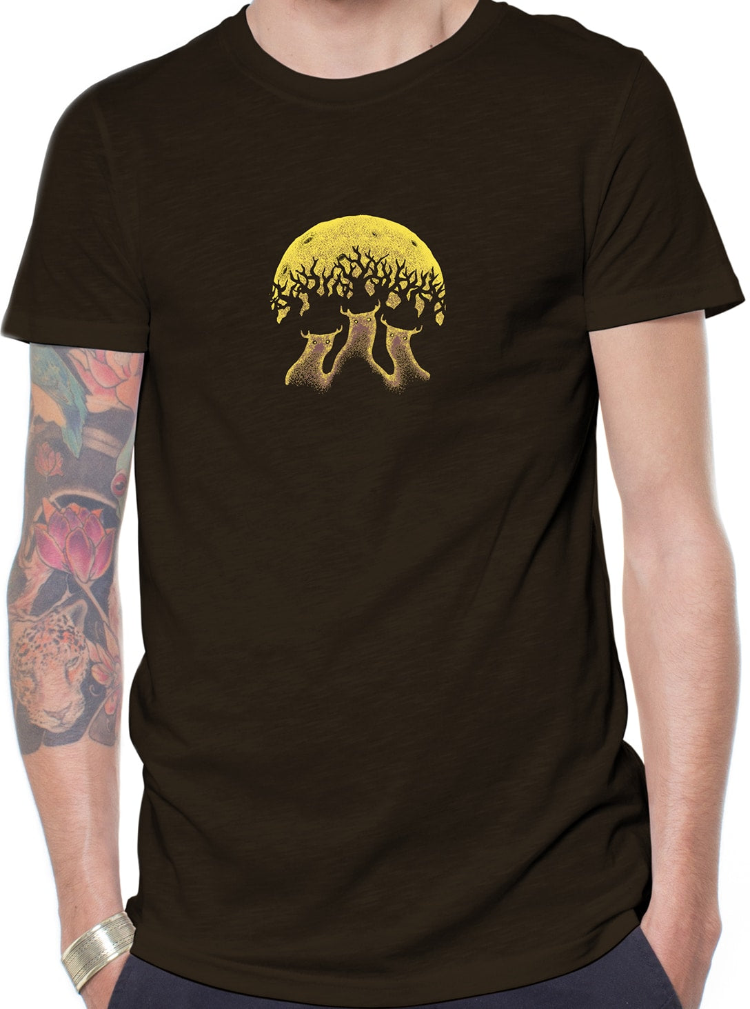 MANA T-Shirt In Dark Brown