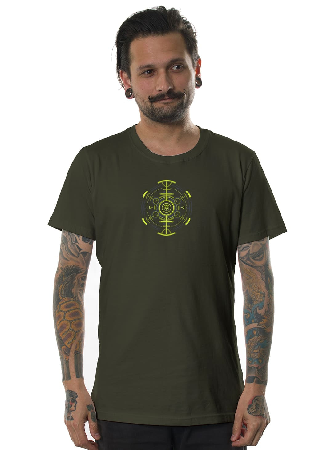 PSYCHOTOAD T-Shirt In Olive