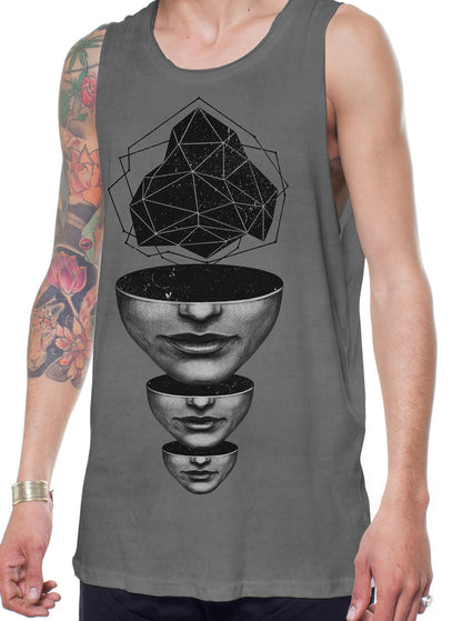 Master Mind Tank Top In Grey