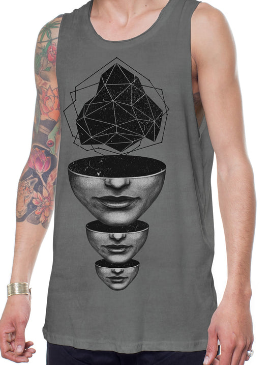 Master Mind Tank Top In Grey