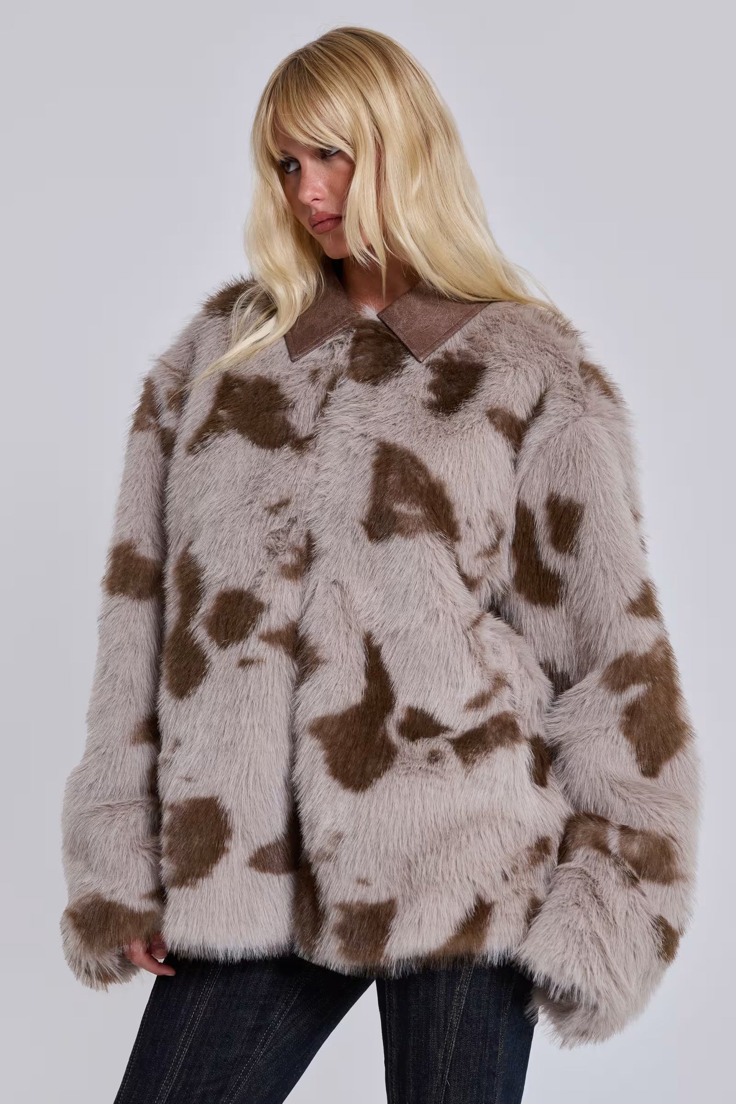 LORAX WILD COW Faux Fur Jacket