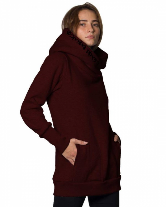 LOVELY REAPER Hood Sweat In Bordeaux