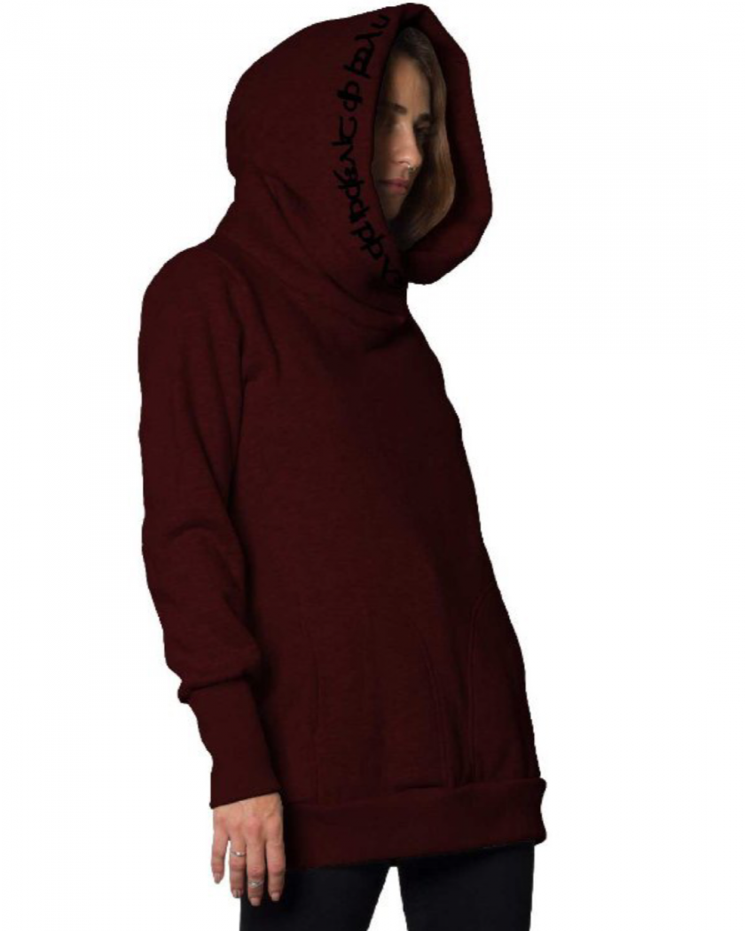 LOVELY REAPER Hood Sweat In Bordeaux