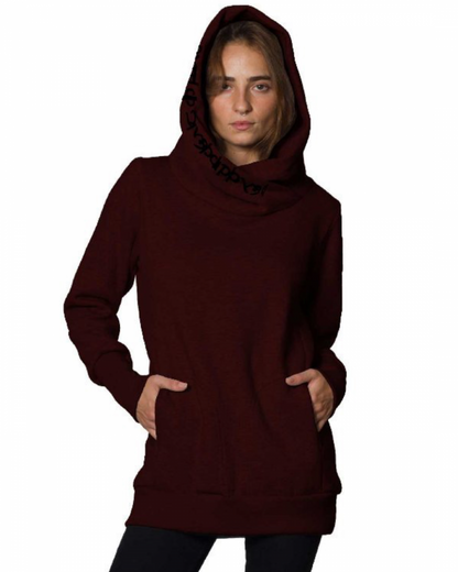 LOVELY REAPER Hood Sweat In Bordeaux