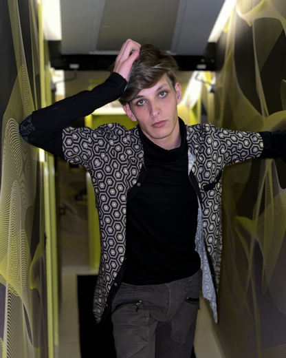 HYPER DIGITAL BEEHIVE Button Shirt