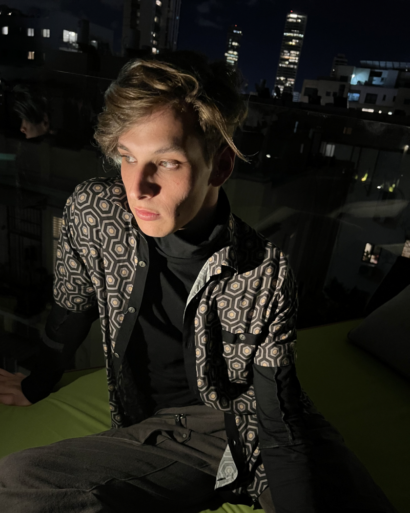 HYPER DIGITAL BEEHIVE Button Shirt