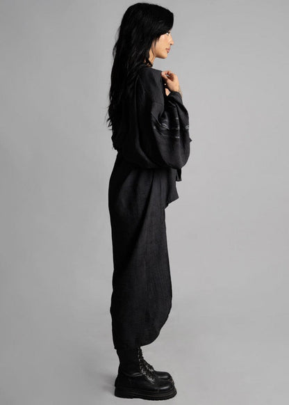 YUKATA Unisex Kimono In Black