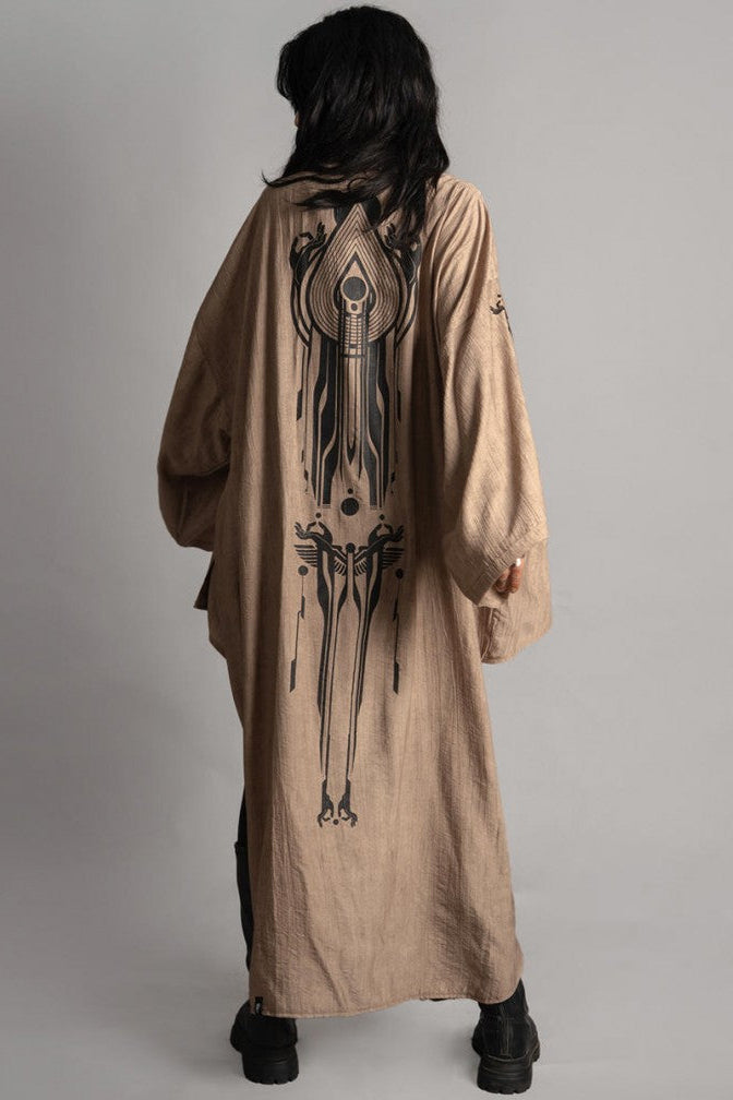 YUKATA Unisex Kimono In Moka