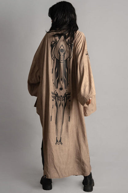 YUKATA Unisex Kimono In Moka