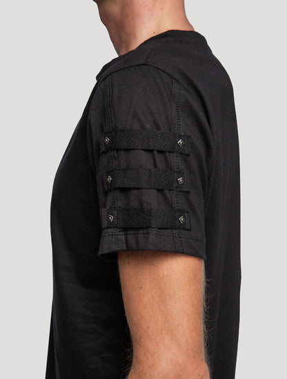 Slashed T-Shirt In Black