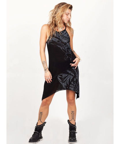 ZORVAN Mini Dress In Black