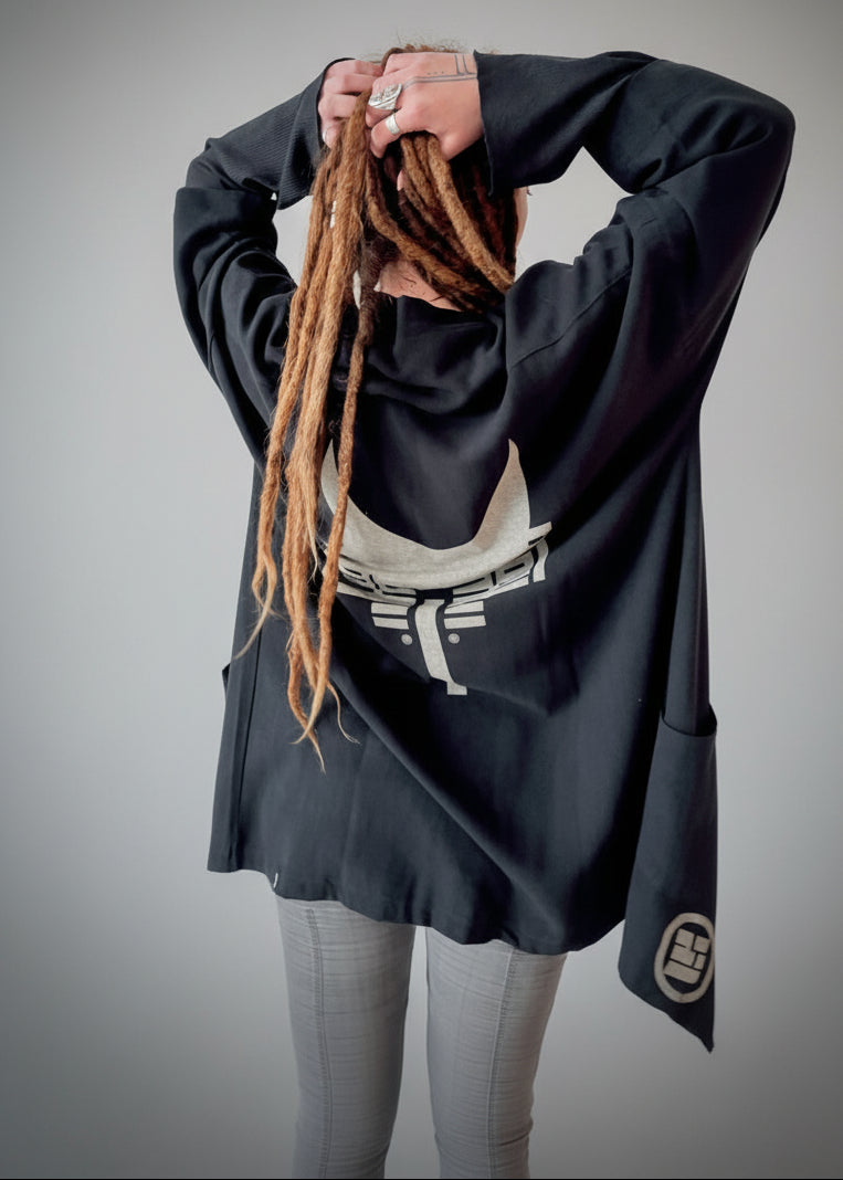 HOSHI Unisex Kimono In Black