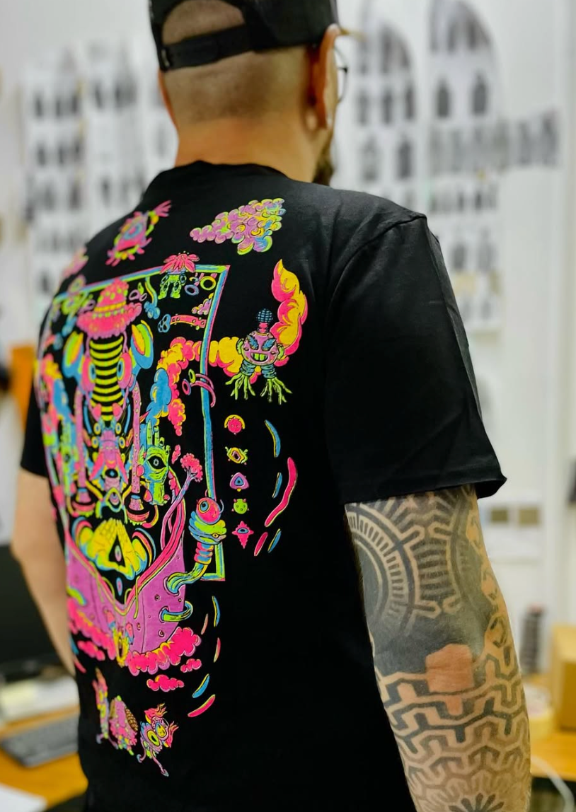 DIGITAL SAMBA T-Shirt In Black