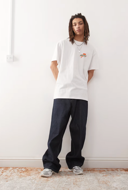 Vertere Berlin Gatorave Back Print Oversized T-Shirt In White