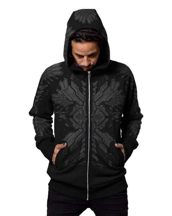 FUSHICHO Hooded Jacket In Black