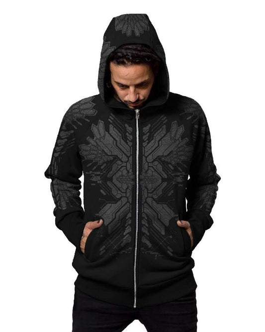 FUSHICHO Hooded Jacket In Black