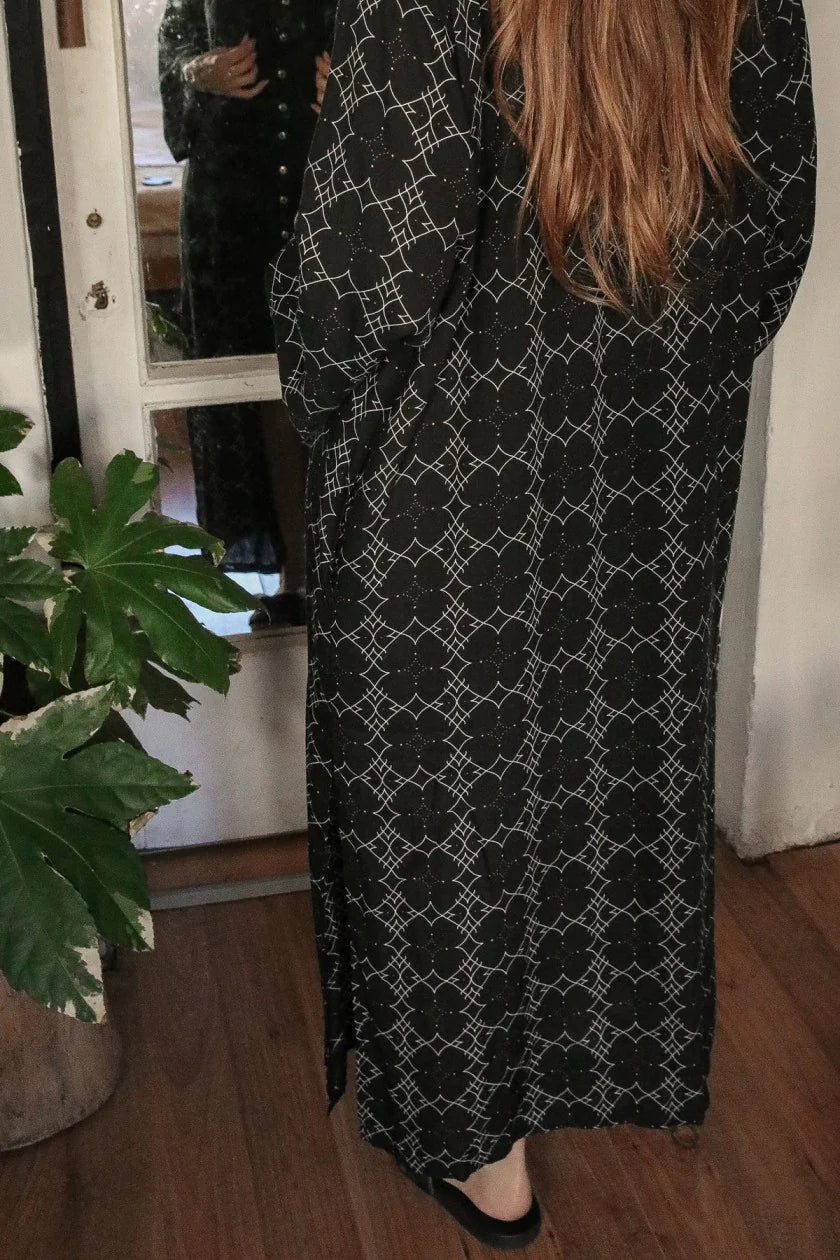 EA PRINT WO LONG KIMONO