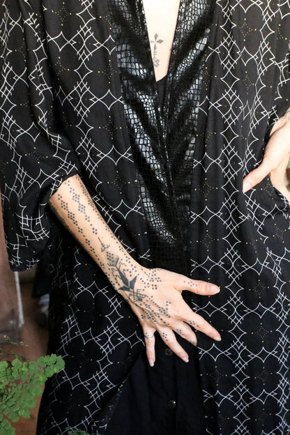 EA PRINT WO LONG KIMONO