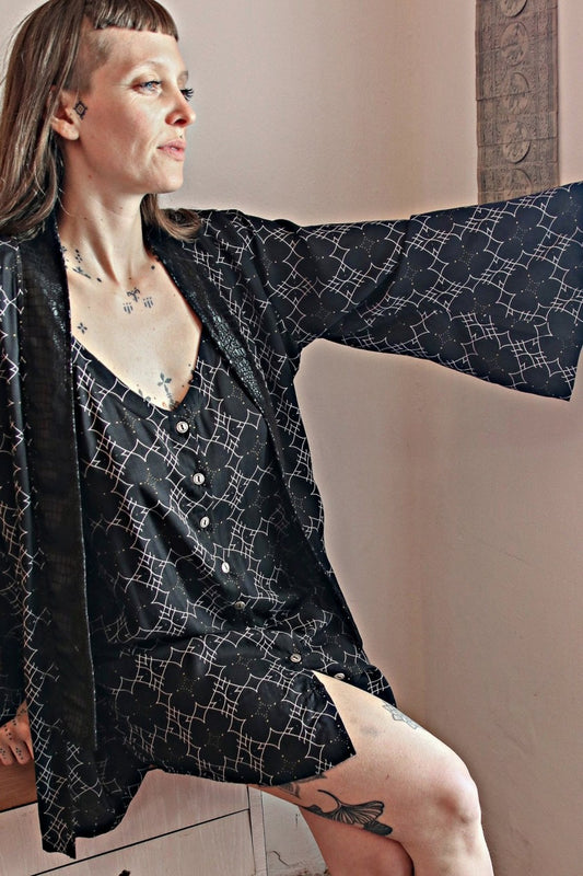 TOKYO SHORT KIMONO EA PRINT