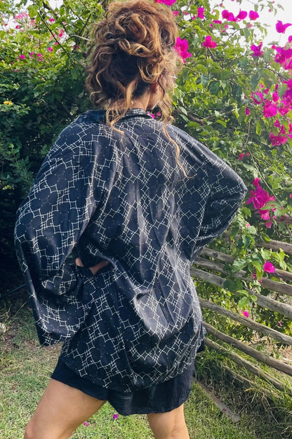 TOKYO SHORT KIMONO EA PRINT