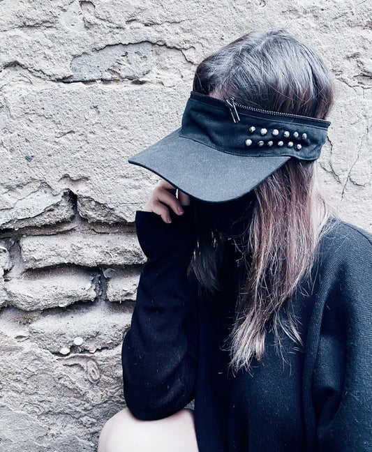 ZIP OFF Open Cap In Black