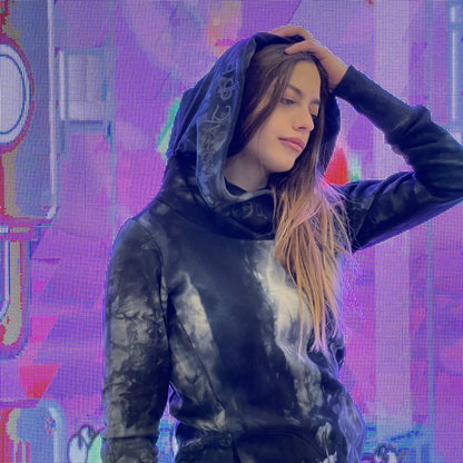 LOVELY REAPER Hood Sweat In Tie Dye