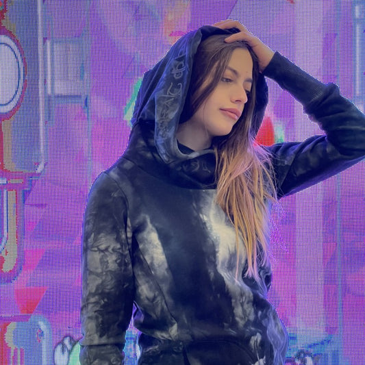 LOVELY REAPER Hood Sweat In Tie Dye