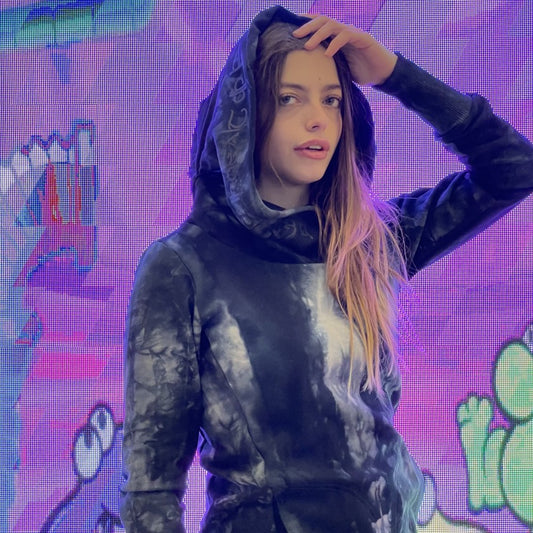 LOVELY REAPER Hood Sweat In Tie Dye